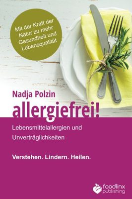 Cover des Buches „allergiefrei!“ von Nadja Polzin.