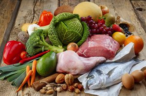 Verschiedene Paleo-Lebensmittel Verschiedene Paleo-Lebensmittel
