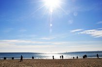 Sonne auf einem Strand