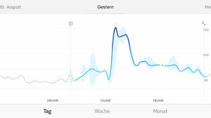 Meine Pulsstatistik vom letzten Sonntag